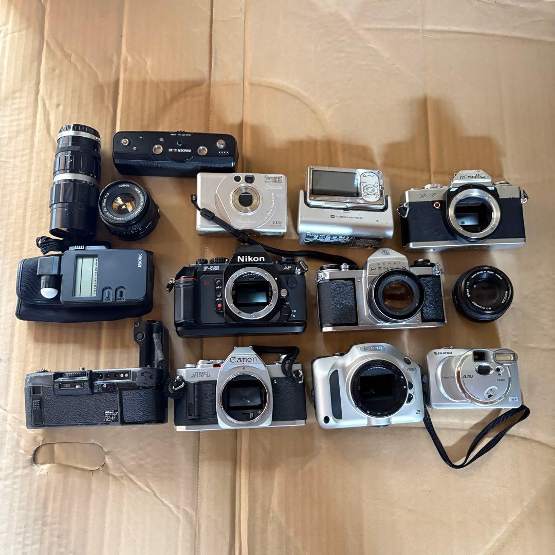 カメラ　まとめ売り　ジャンク　一眼レフ　レンズ