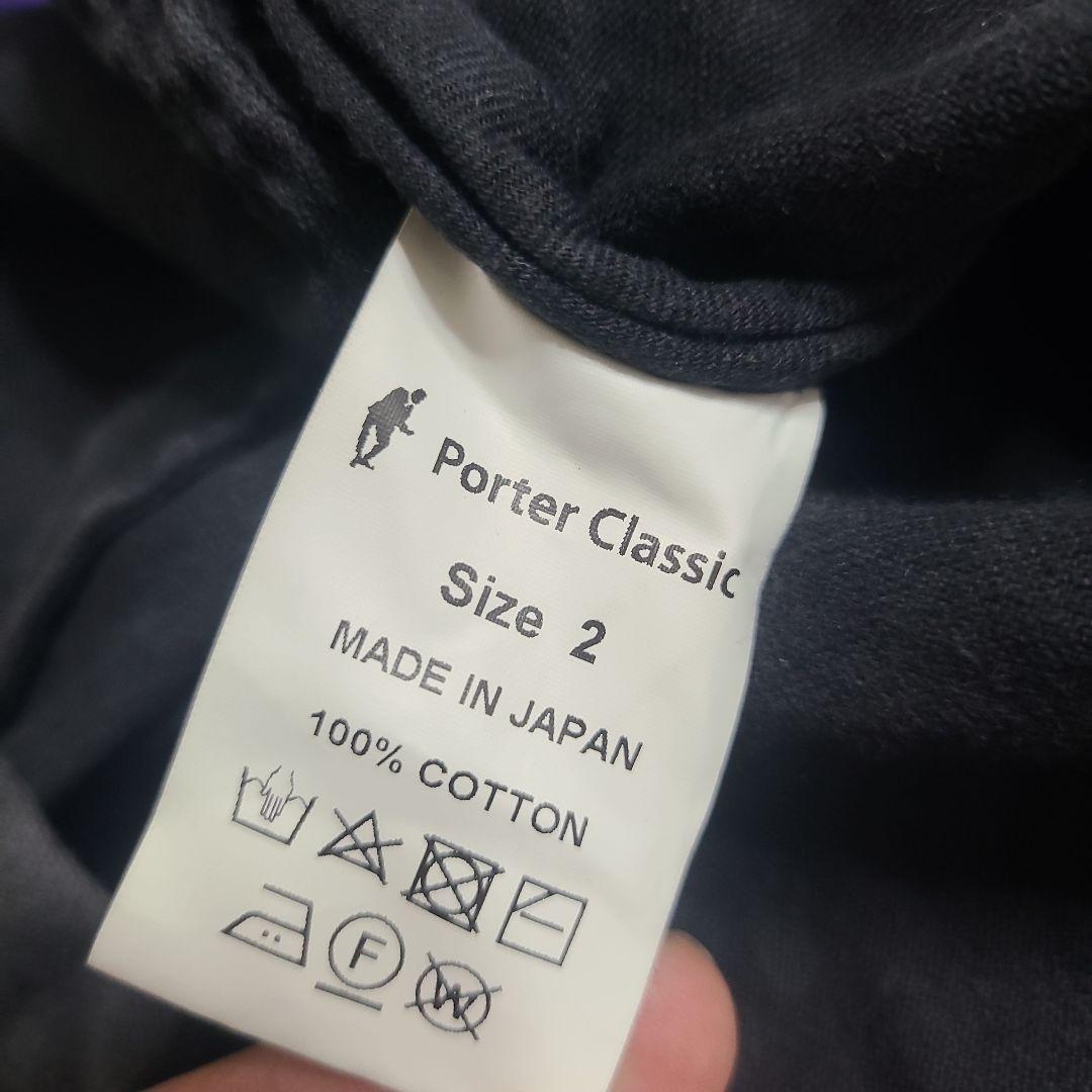 ポータークラシック チャイナジャケット モールスキン雰囲気良 M