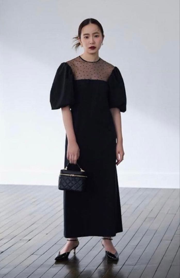 JOIEVE ジョエブ glossy dot one-piece