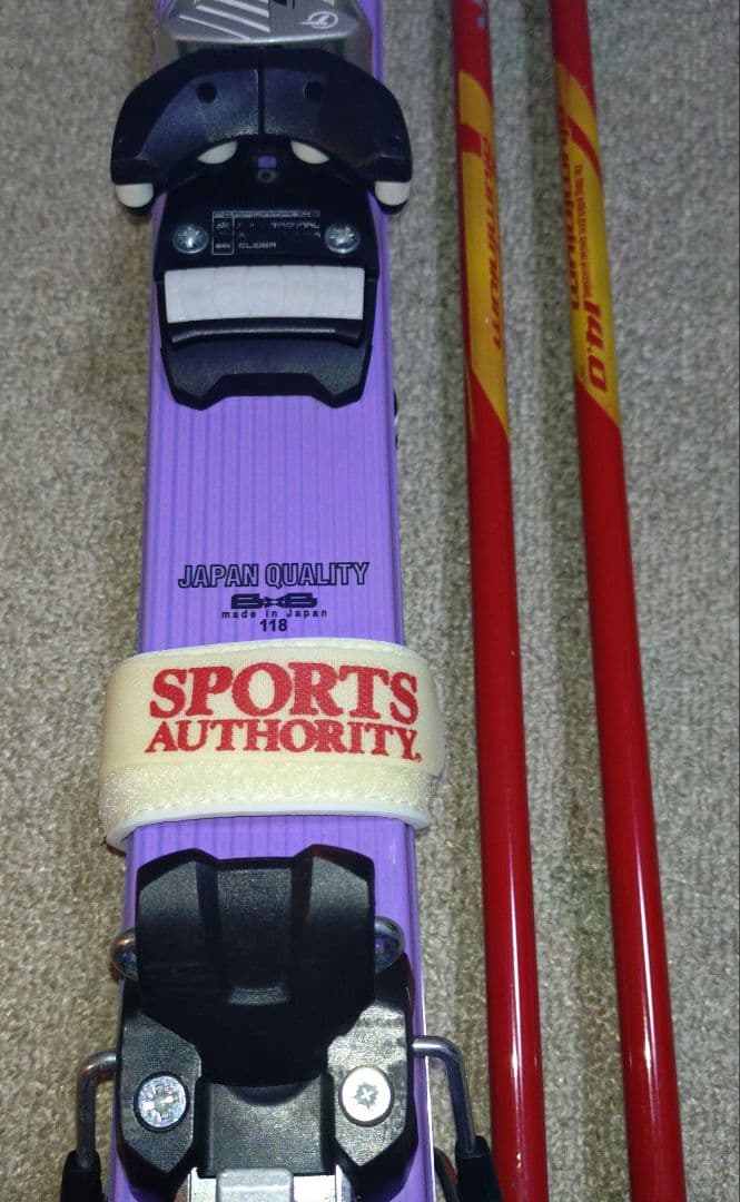 子供用 スキーセット 板118cm、ブーツ 23.0cm