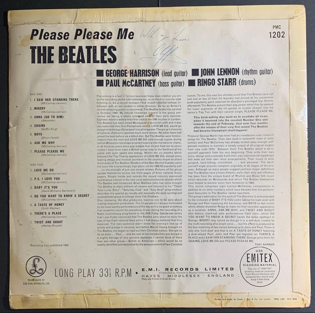 The Beatles / Please Please Me UK盤LP B&Y