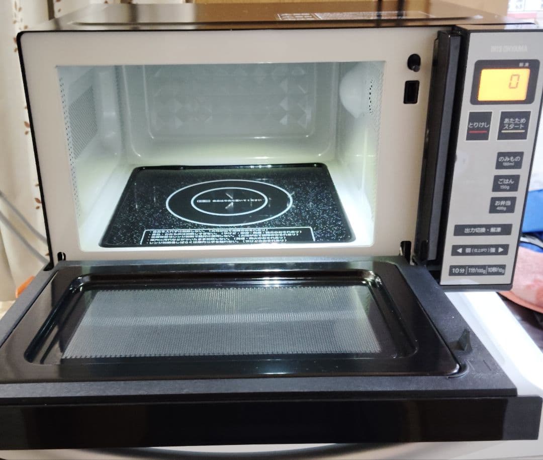 アイリスオーヤマ MO-FM1804-B 電子レンジ 2021年製　美品