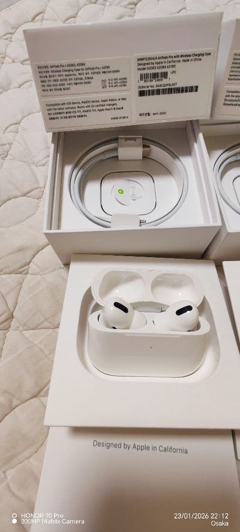 AirPods Pro 1これらはテスト済みで完璧に動作します。