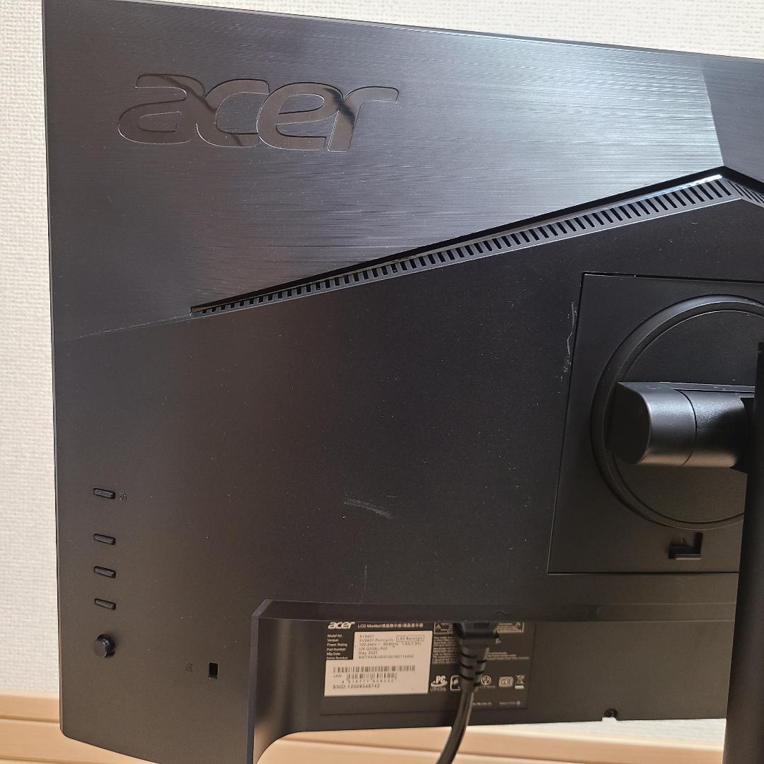 acer モニター 24インチ XV240Y Pbmiiprfix 165Hz