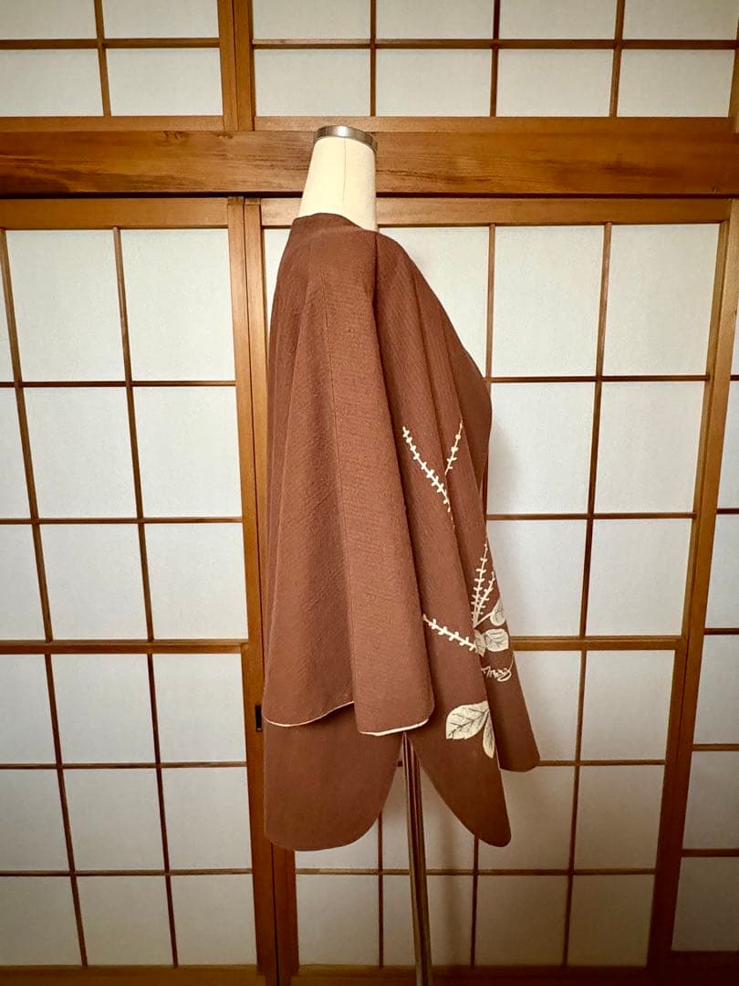 【美品】坂東京子 和柄 フリーサイズ ジャケット