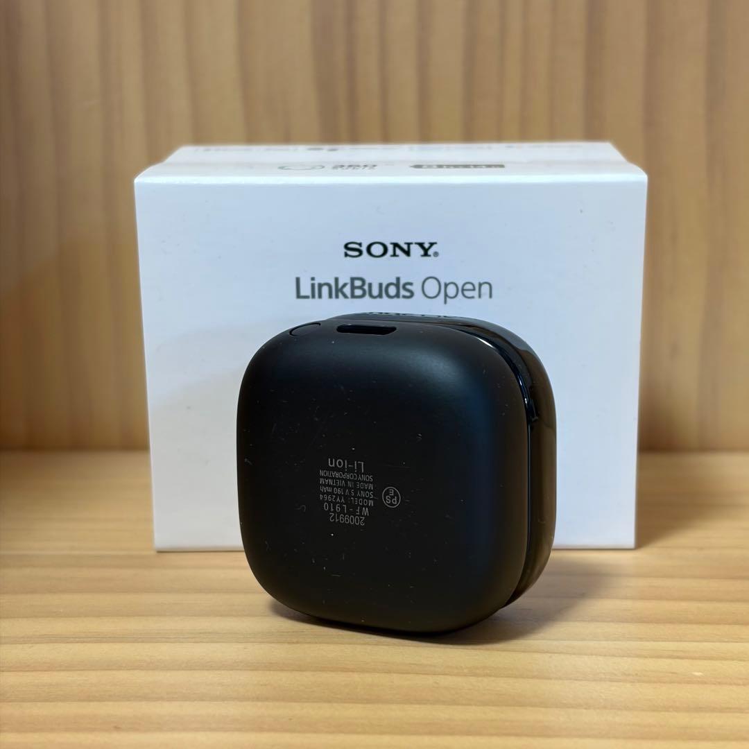 SONY LinkBuds Open（ブラック） ワイヤレスイヤホン