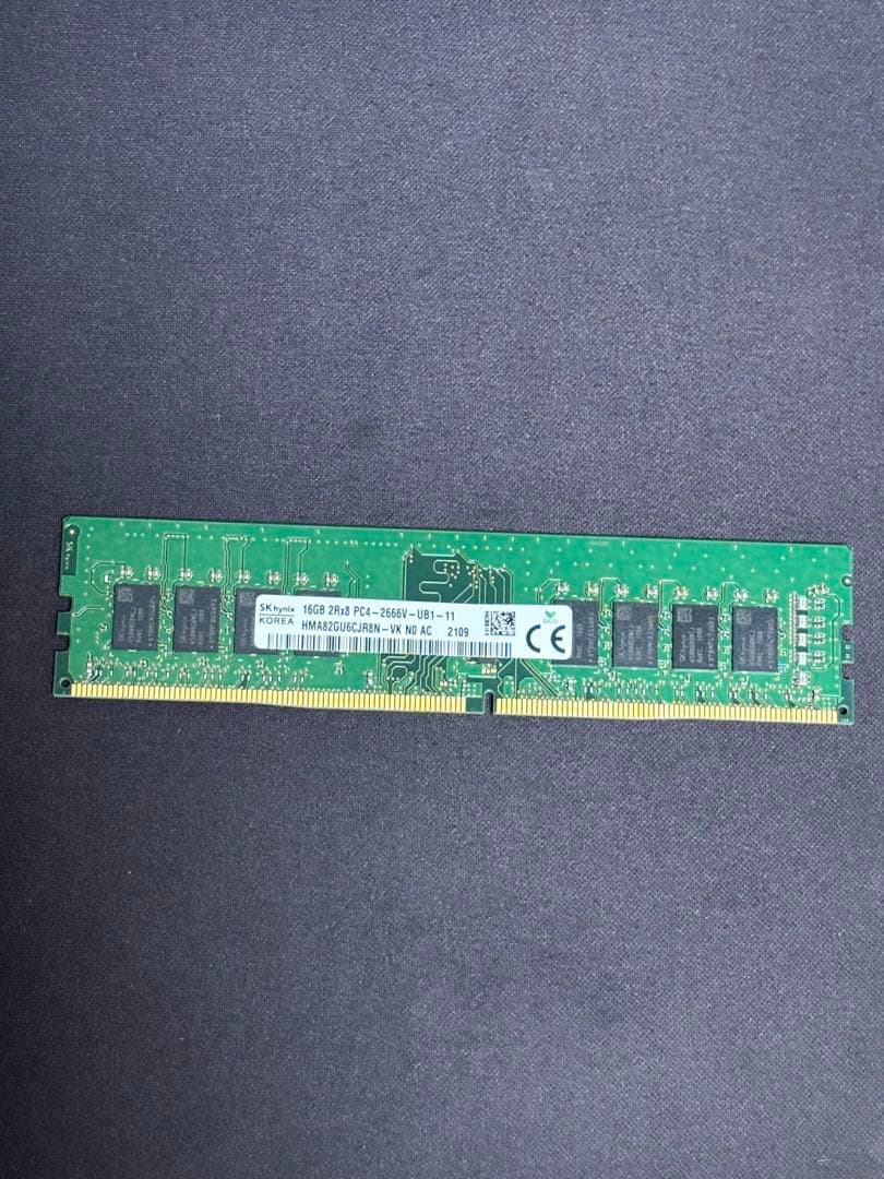 SK HYNIX 16GB 2666v アンバッファード　動作確認済み