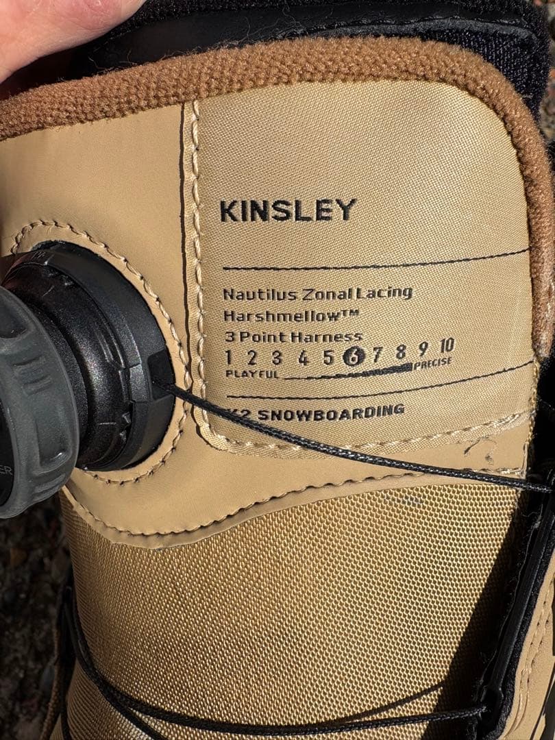 値下げ　スノーボードブーツ 女性用　k2 ダブルBOA