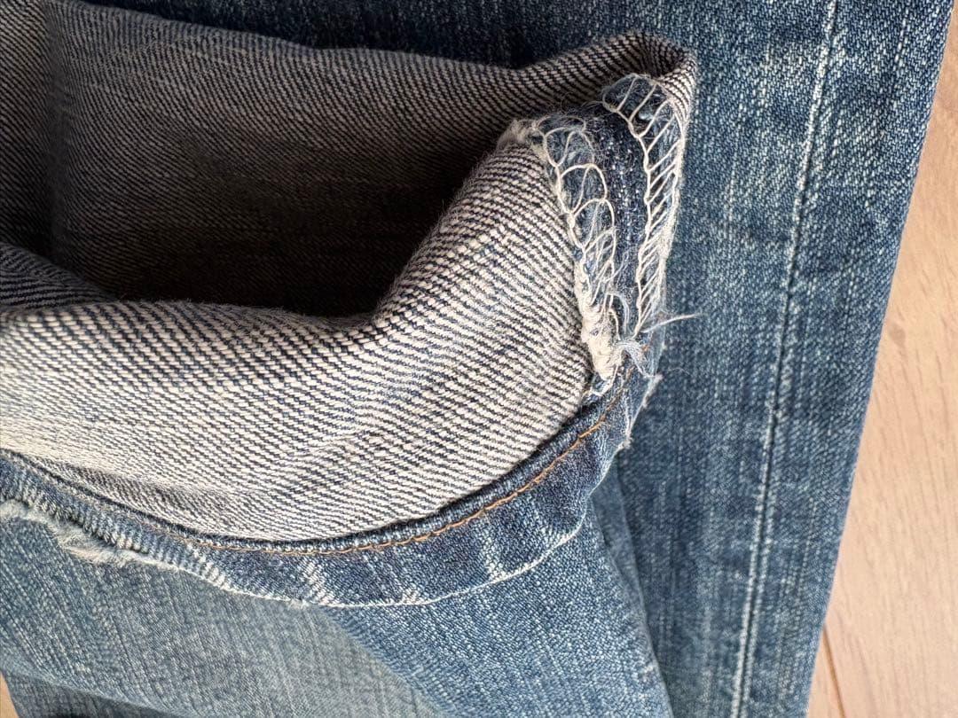 タテ落ち◎Levi's 501　2003年フィリピン製　コーンミルズデニム　34