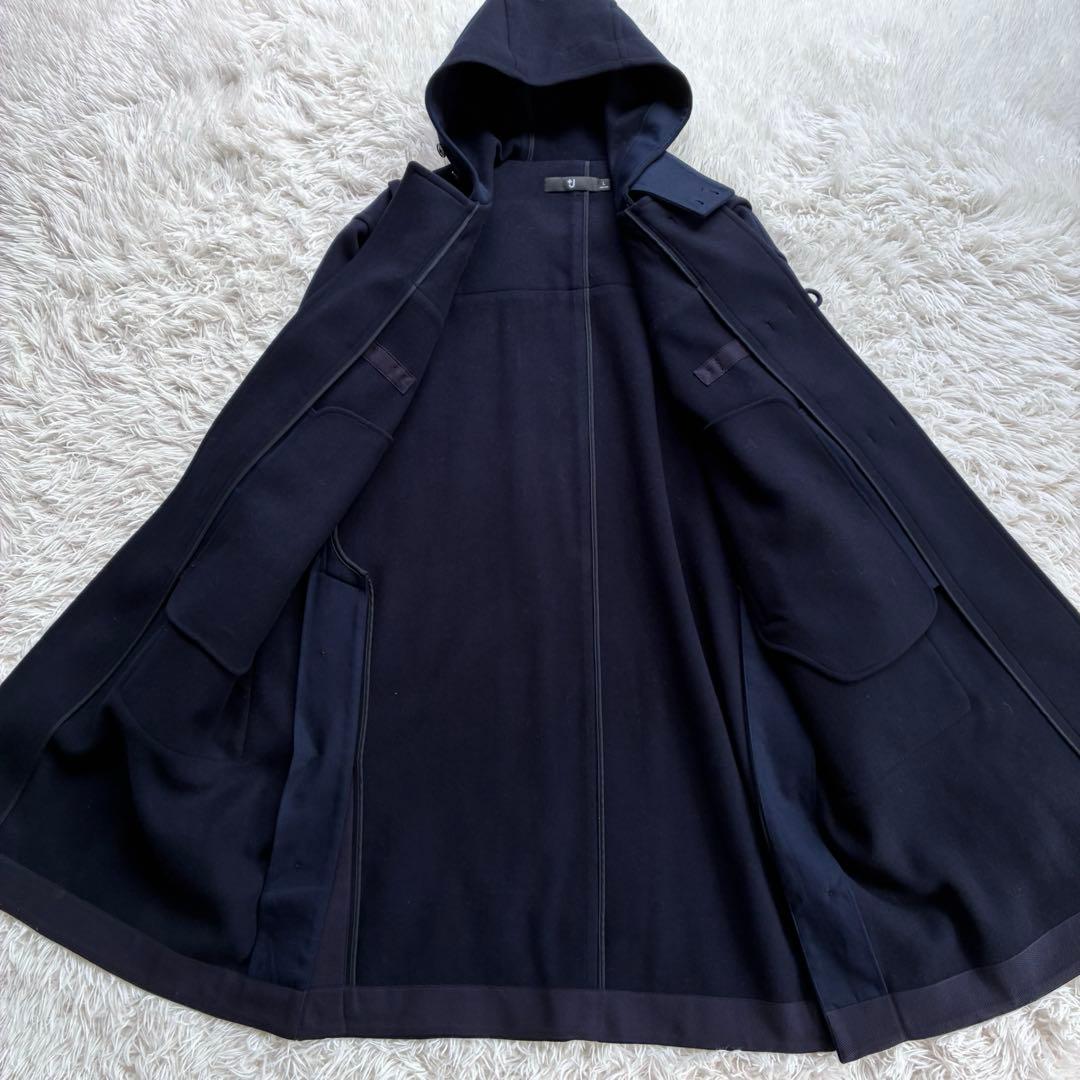 【美品✨】+J ユニクロ　ウール オーバーサイズ ダッフルコート　L