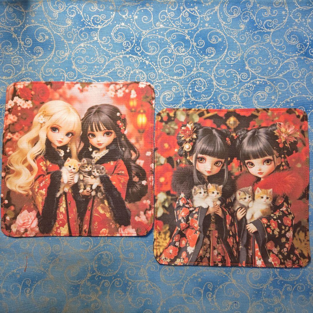 ★CHIYO★　ハンカチ　女の子柄　23枚