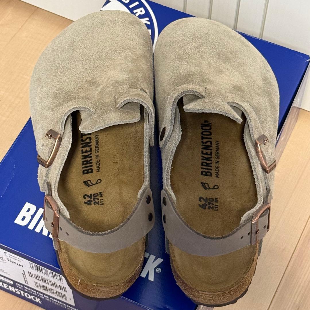 ビルケンシュトック トキオ ベージュ スウェード42 試着・試歩のみ 美品