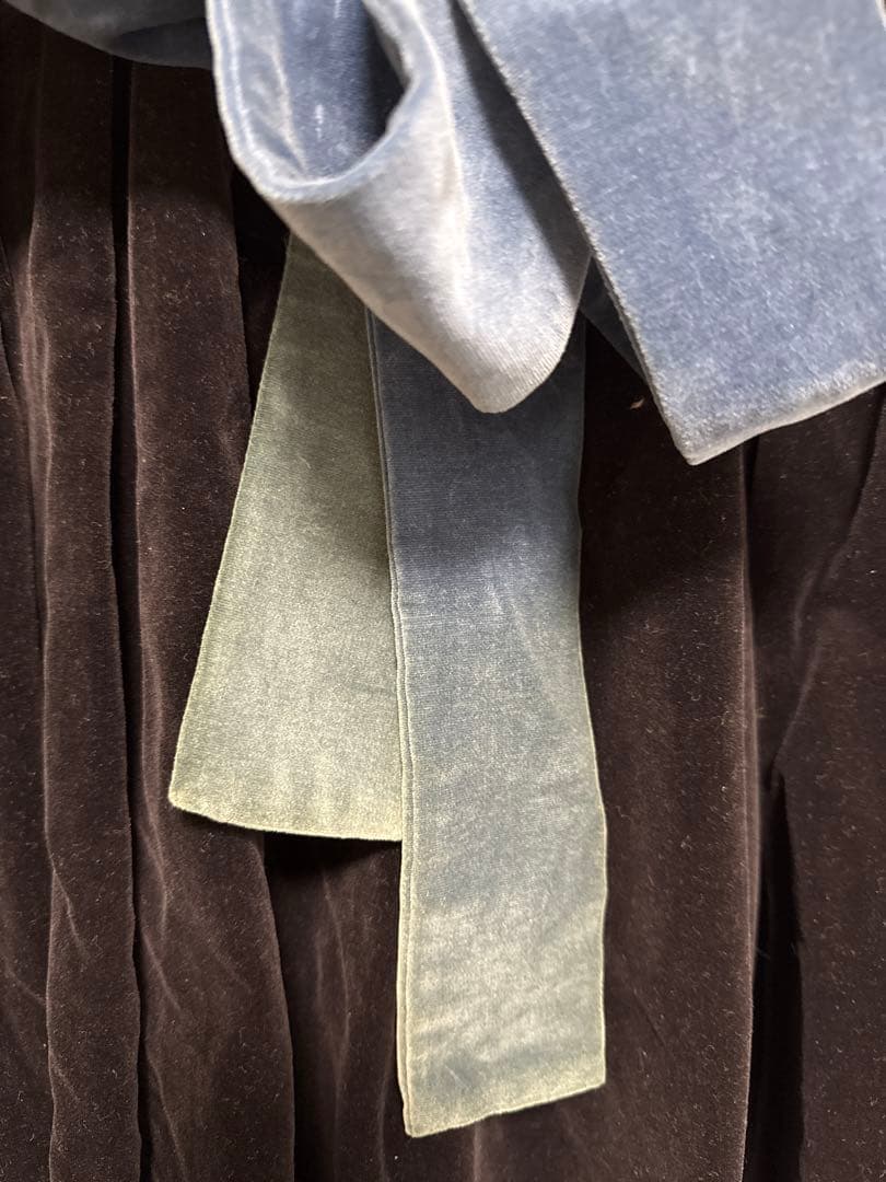 Ange アージュ ブラックベルベットワンピース ロリィタ ジェーンマープル