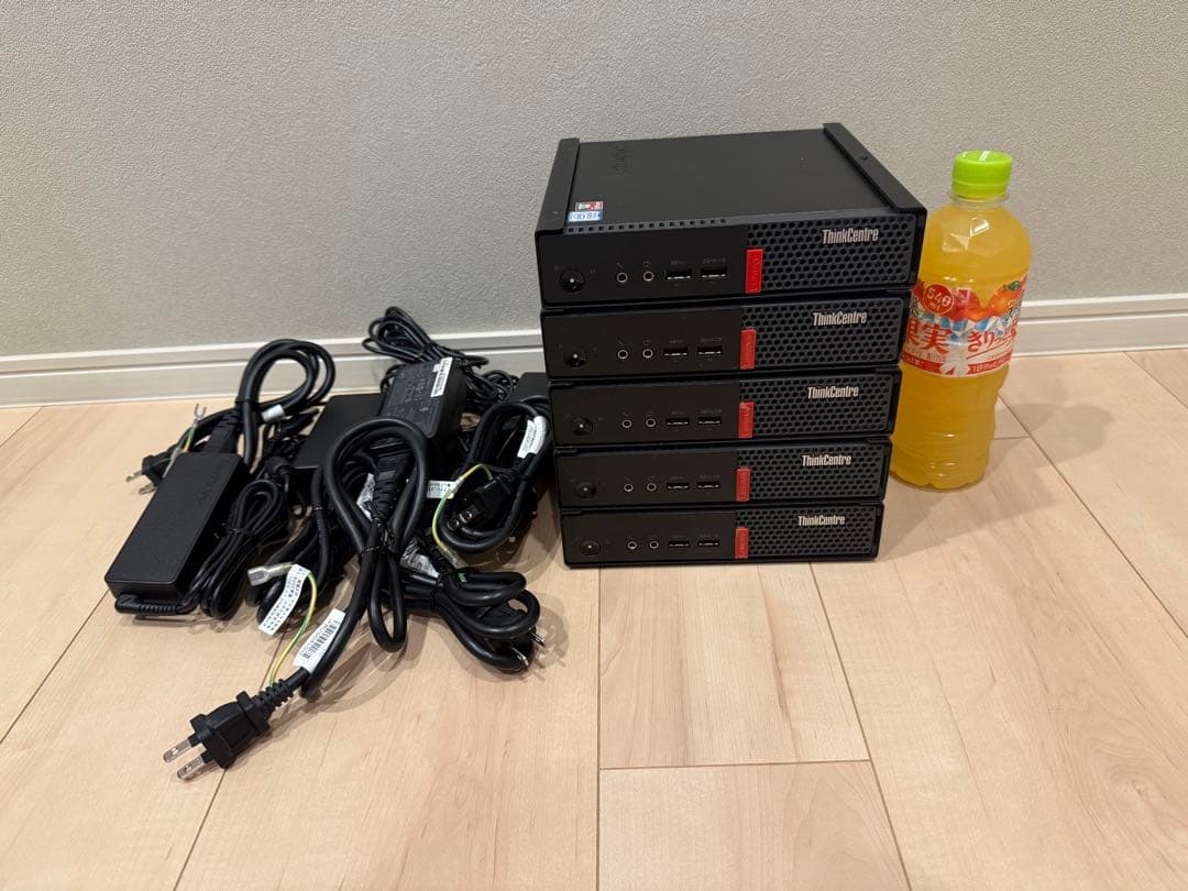 レノボ ThinkCentre M710q Tiny i3-7100T 5台