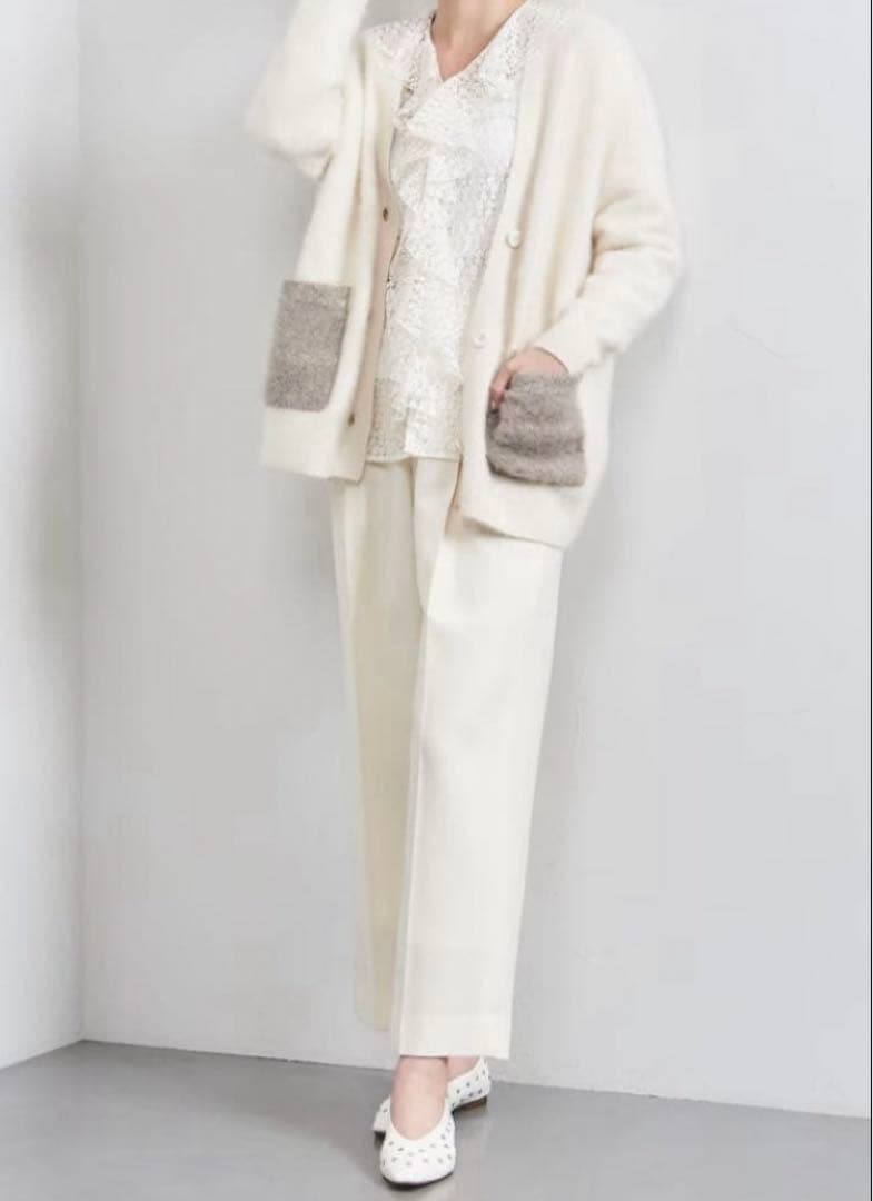 UNITED ARROWS フォックス カシミヤ ポケット カーディガン