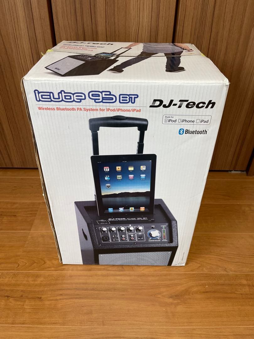 DJ-Tech iCube 95 路上Bluetoothスピーカー　マイク付き