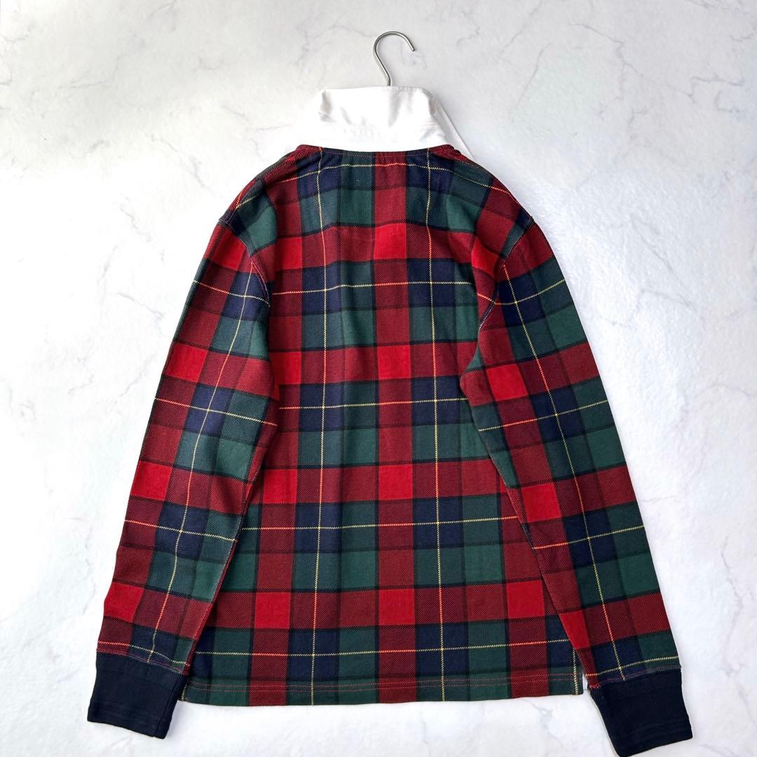 新品タグ付き ポロラルフローレン チェック柄 ラガーシャツ ビッグポニー