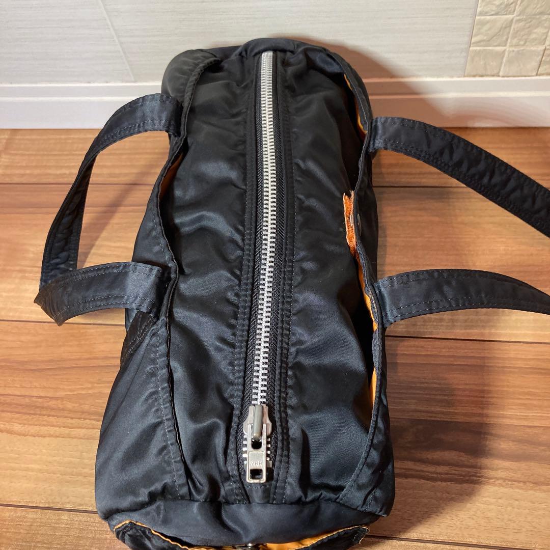 ポーター タンカー ドラムバッグ ミニボストンバッグ 黒 ナイロン