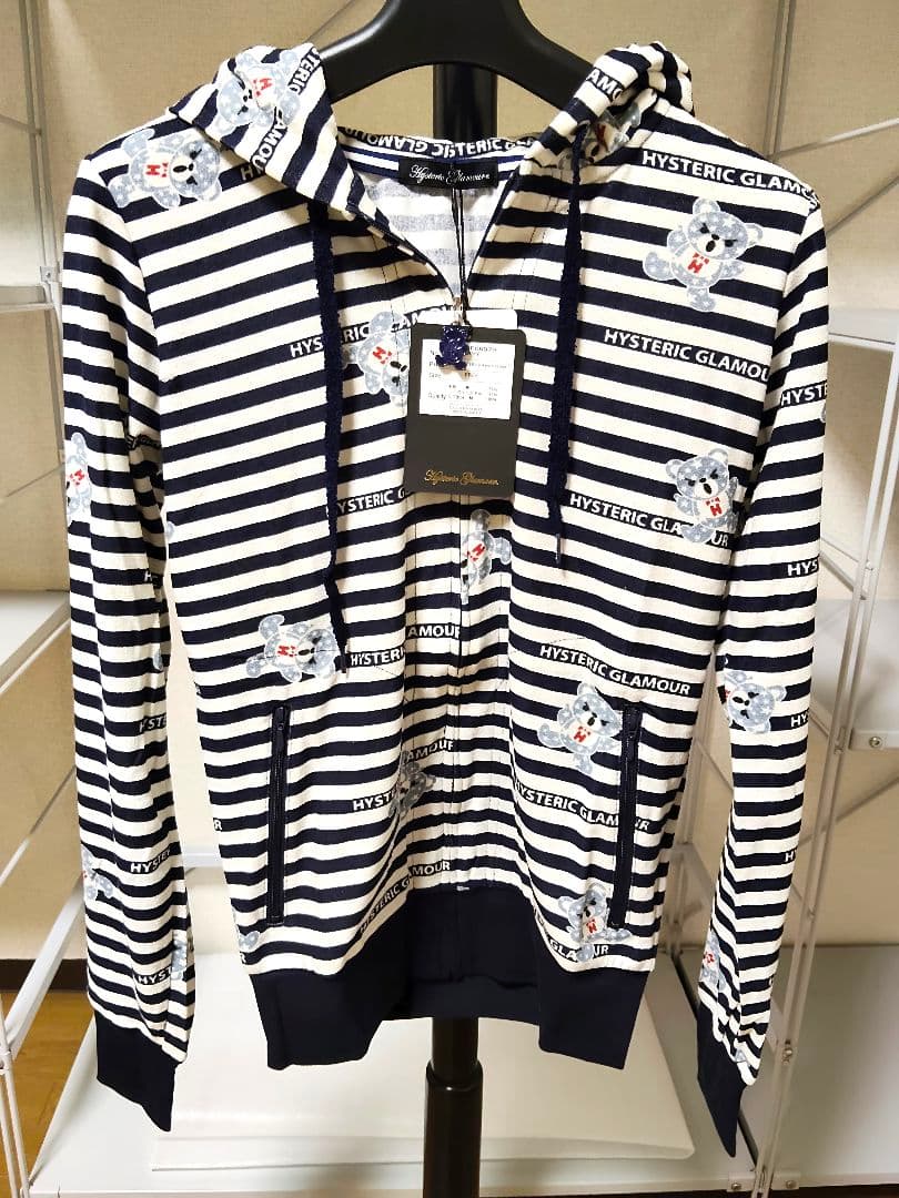 HYSTERIC GLAMOUR ストライプパーカー フリーサイズ