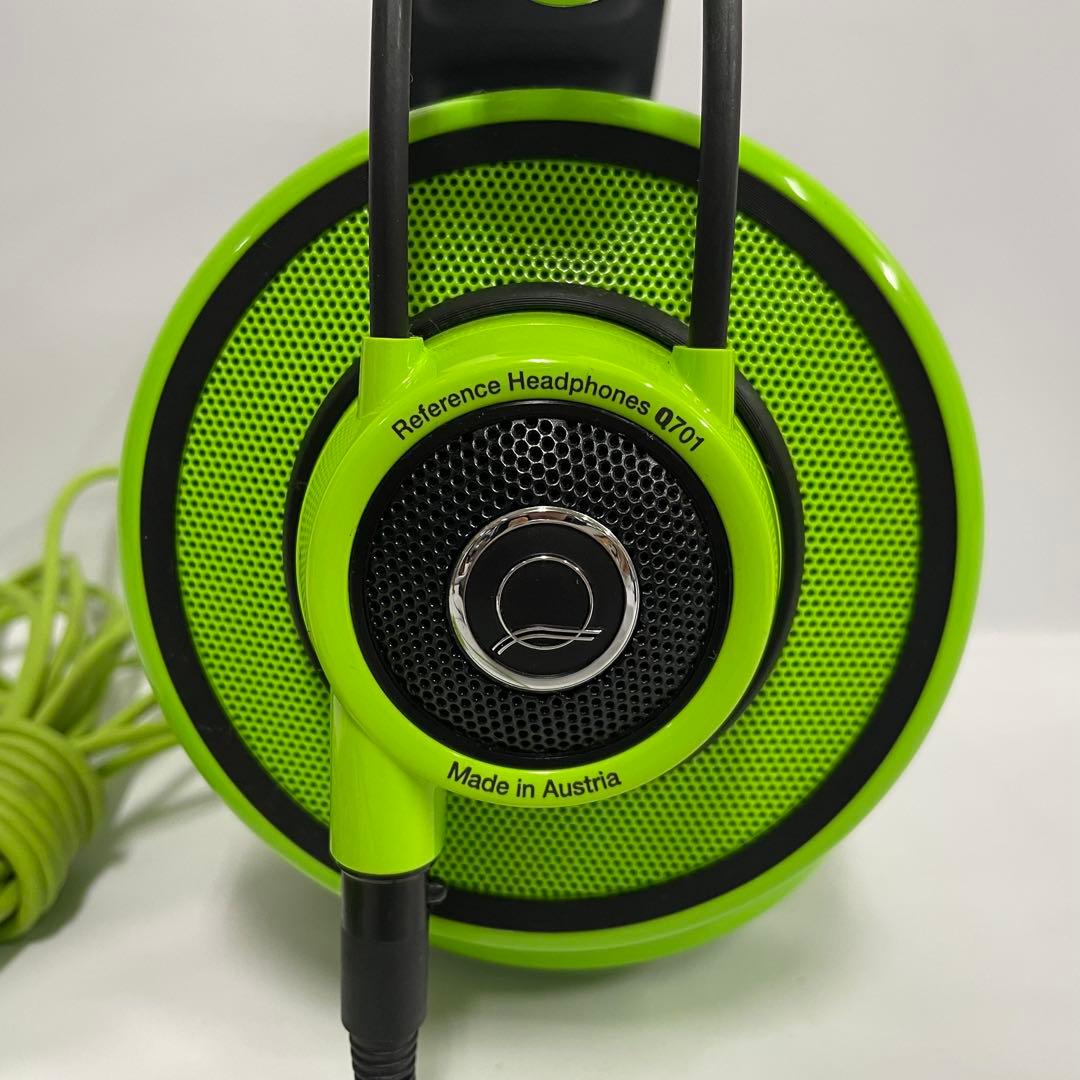 AKG Q701 グリーン クインシージョーンズコラボ プレミアムヘッドホン