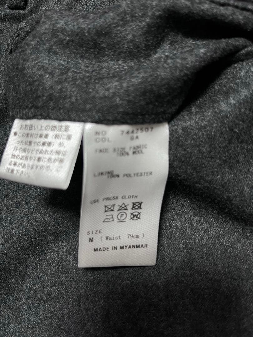 カノニコ　フランネル スーツカンパニー　グレー　秋冬　170-6