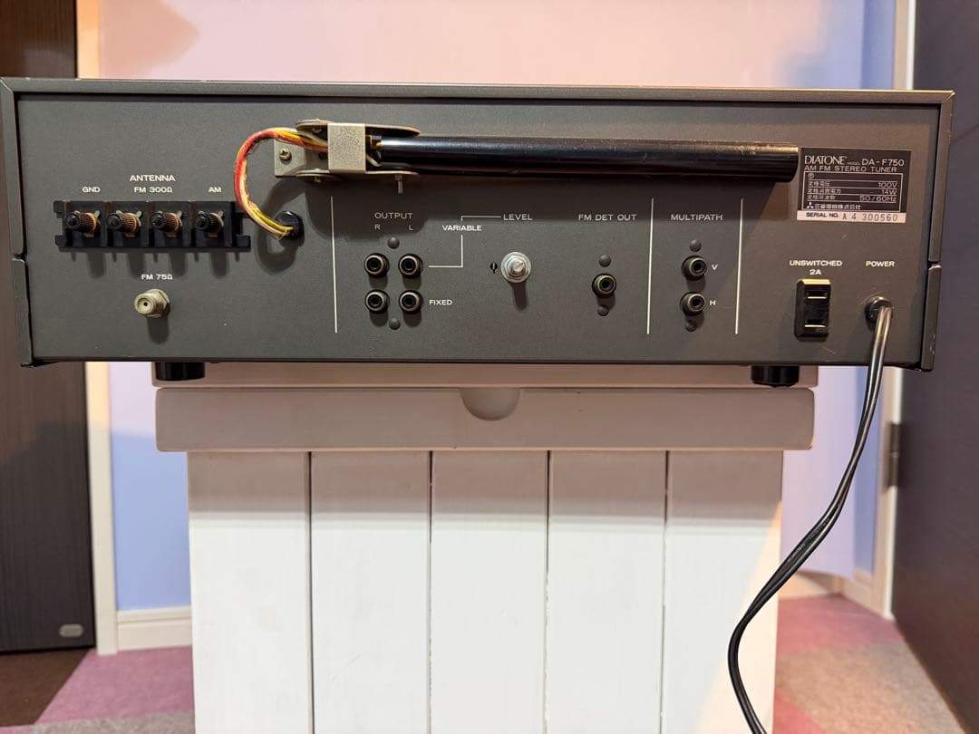 動作品　高級機　DIATONE DA-F750 チューナー