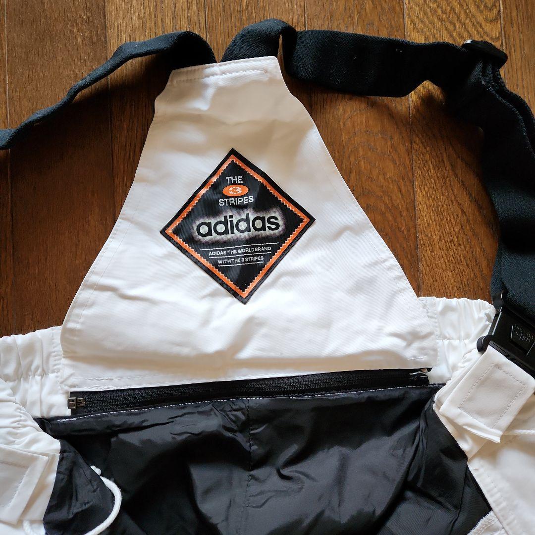 adidasアディダス　スノーボード　スキーウェア上下セットS白×黒×赤×グレー