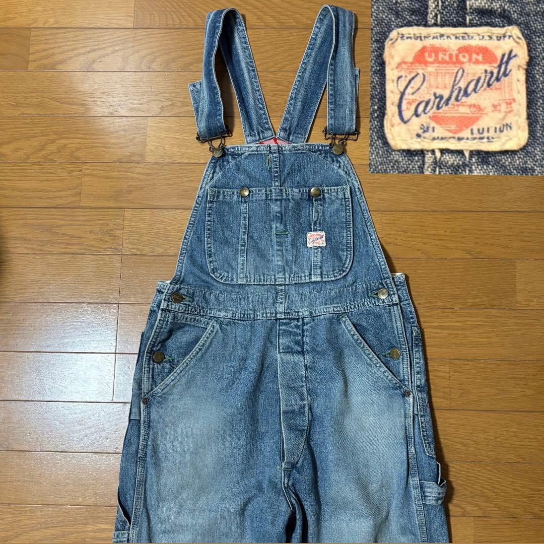 【激レア】Carhartt ハートタグ 50s 60s オーバーオール 復刻36