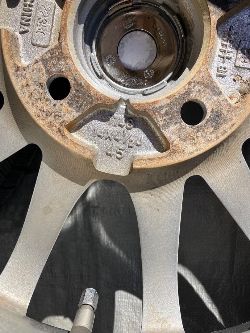 ①ブリジストン⭐︎155/65R14⭐︎冬⭐︎タイヤホイール2本セット