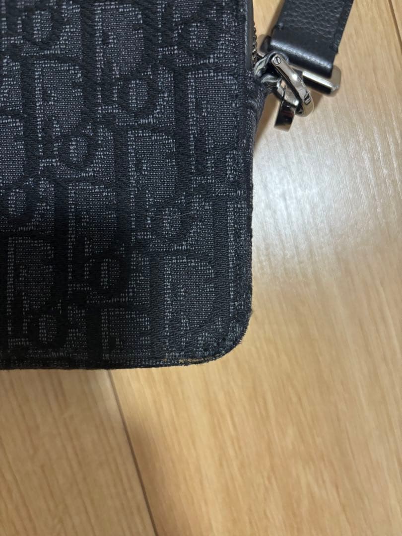 【早い者勝ち】Dior ブラック ショルダーバッグ　オブリオーク　ジャカード