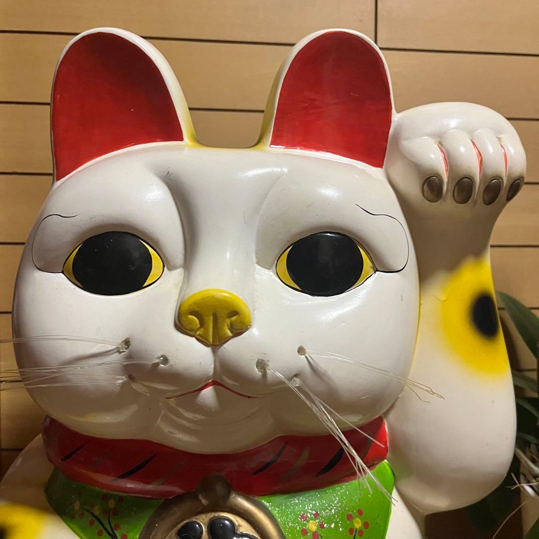ひでみさん:招き猫　貯金箱　超特大　58cm