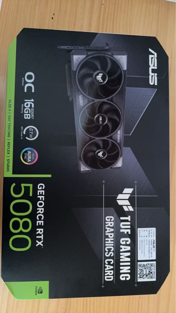 グラフィックボード・グラボ・ビデオカード ASUS TUF GAMING GEFORCE RTX 5080 OC