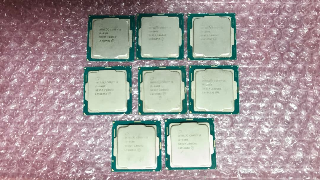 core i5 8500 8400 まとめ売り動作確認済み