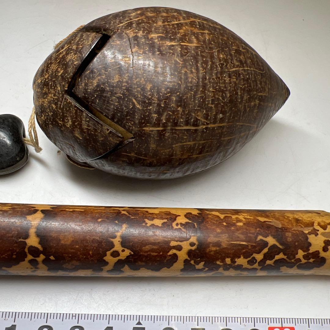 専用　江戸時代　斑竹タバコ入　115g 東Y7-1202⑧タサオ