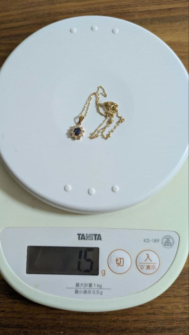 ゴールド フラワー ネックレス　k18