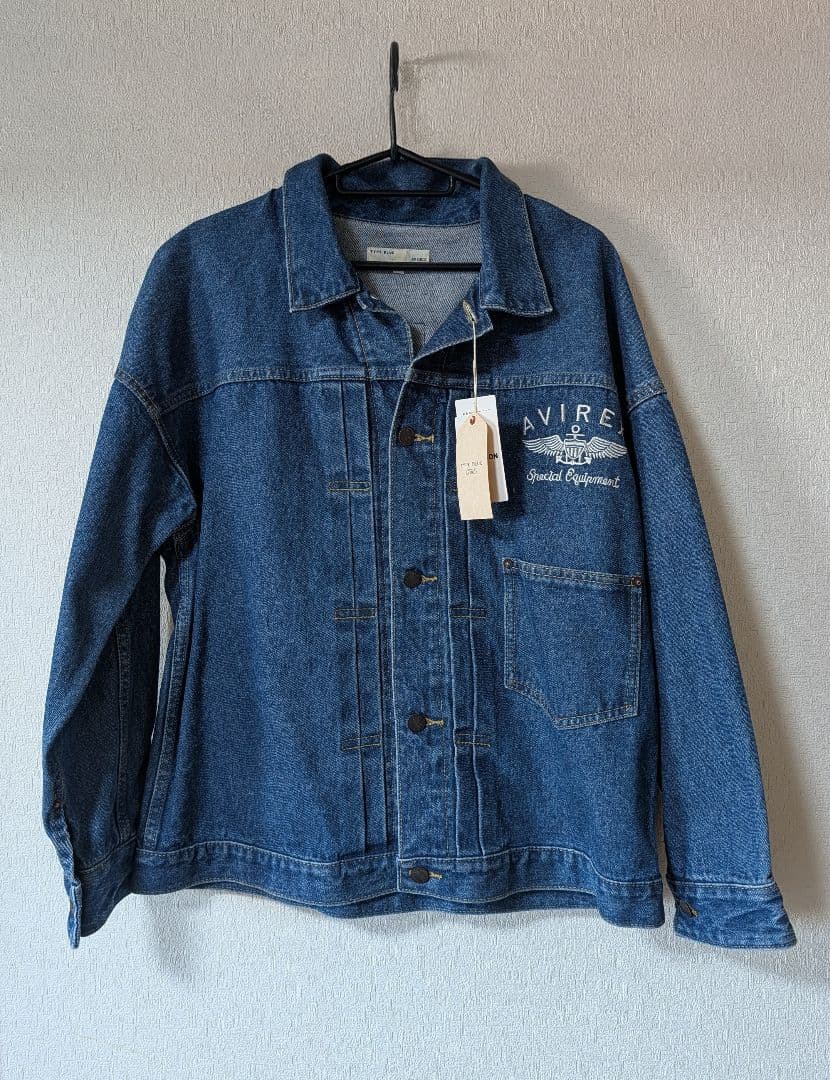 お値下ゲ!!【新品未使用】AVIREX TYPE BLUE デニムジャケット