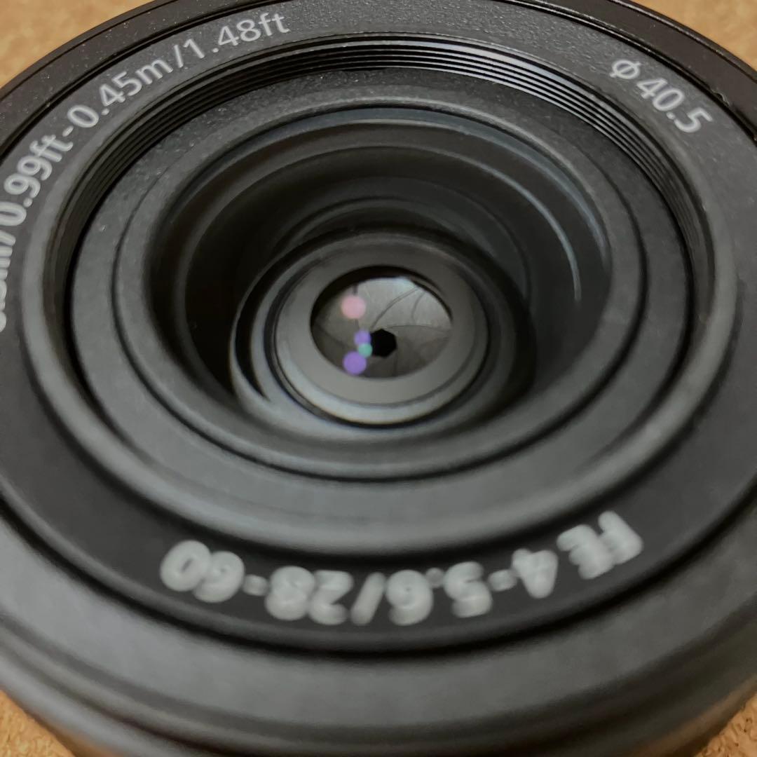 SONY FE28-60mm F4-5.6ズームレンズ　1回使用のみ