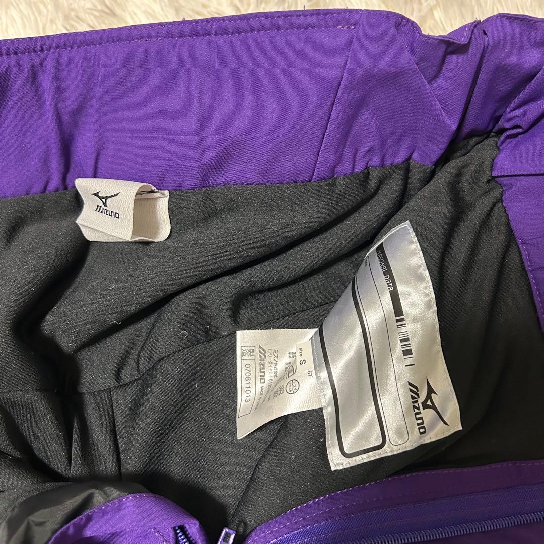 【美品】ミズノCREW 高機能ウェア スキーウェア上 XS 下 S