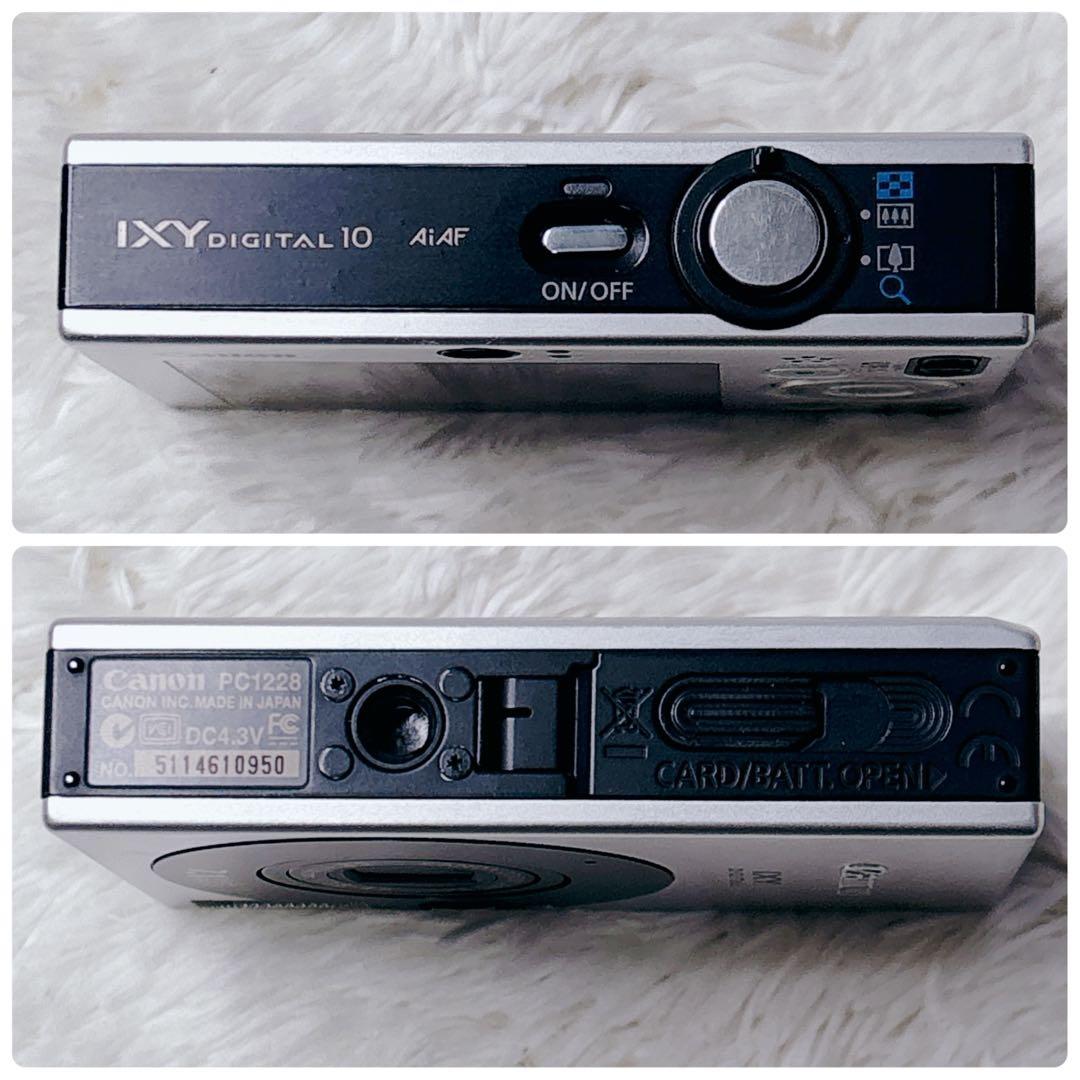 【人気・美品】CanonキャノンIXY DIGITAL 10 オールドデジカメ