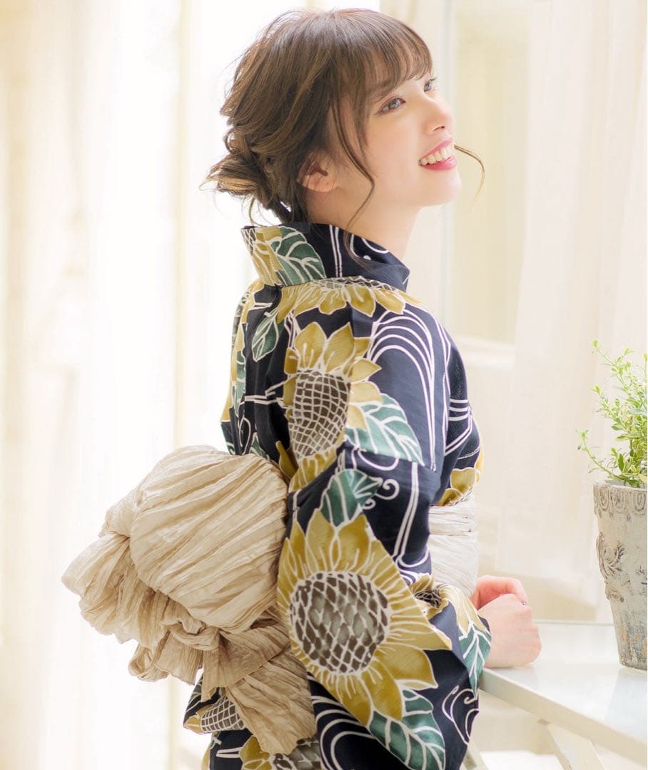 【美品】DITA 浴衣・帯セット