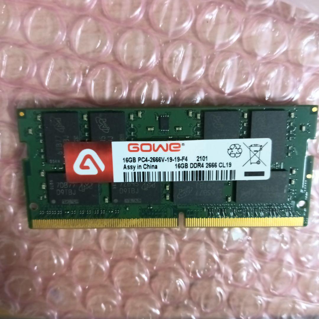 ノートPC用メモリ　PC4-2666V 16GB