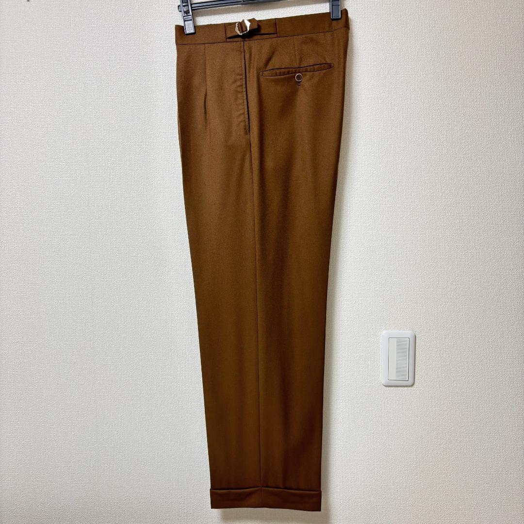 ハ*ル様 BERNARD ZINS BAC サキソニー パンツ キャメル 40