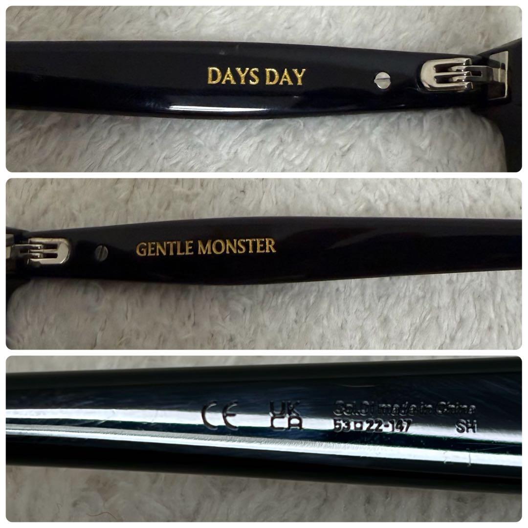 【25年美品】GENTLE MONSTER Days Day サングラス 黒