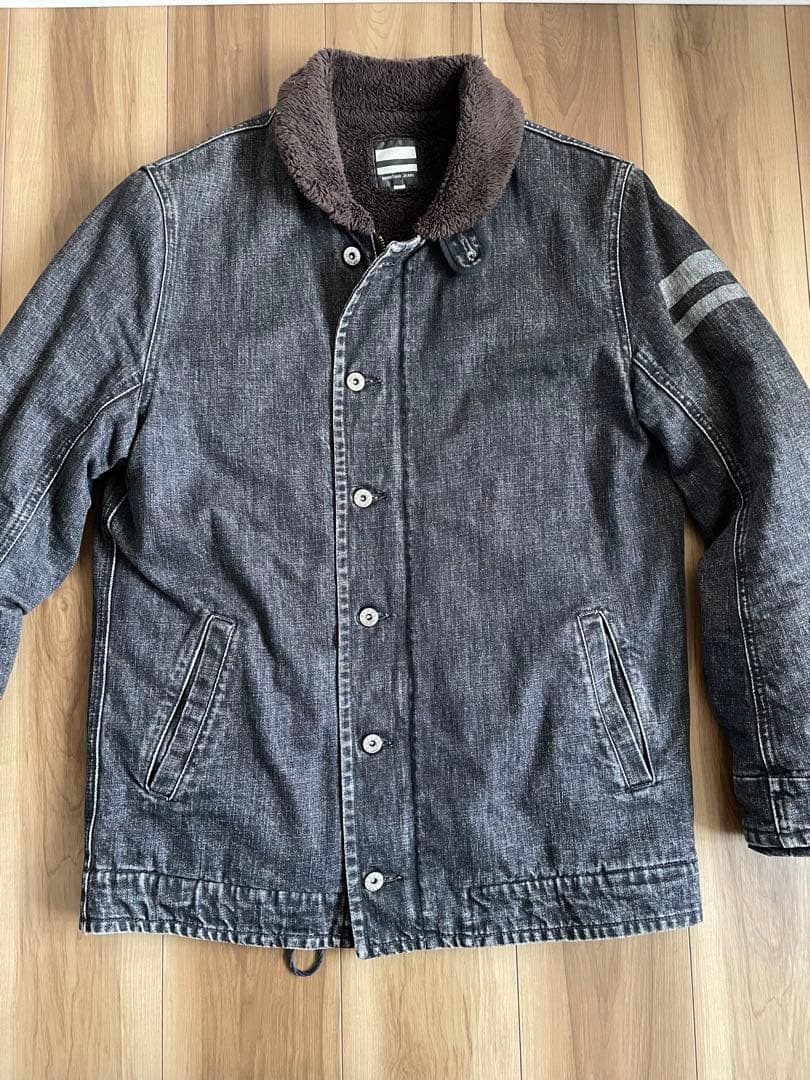 MOMOTARO JEANS グレーデニム N-1デッキジャケット 40