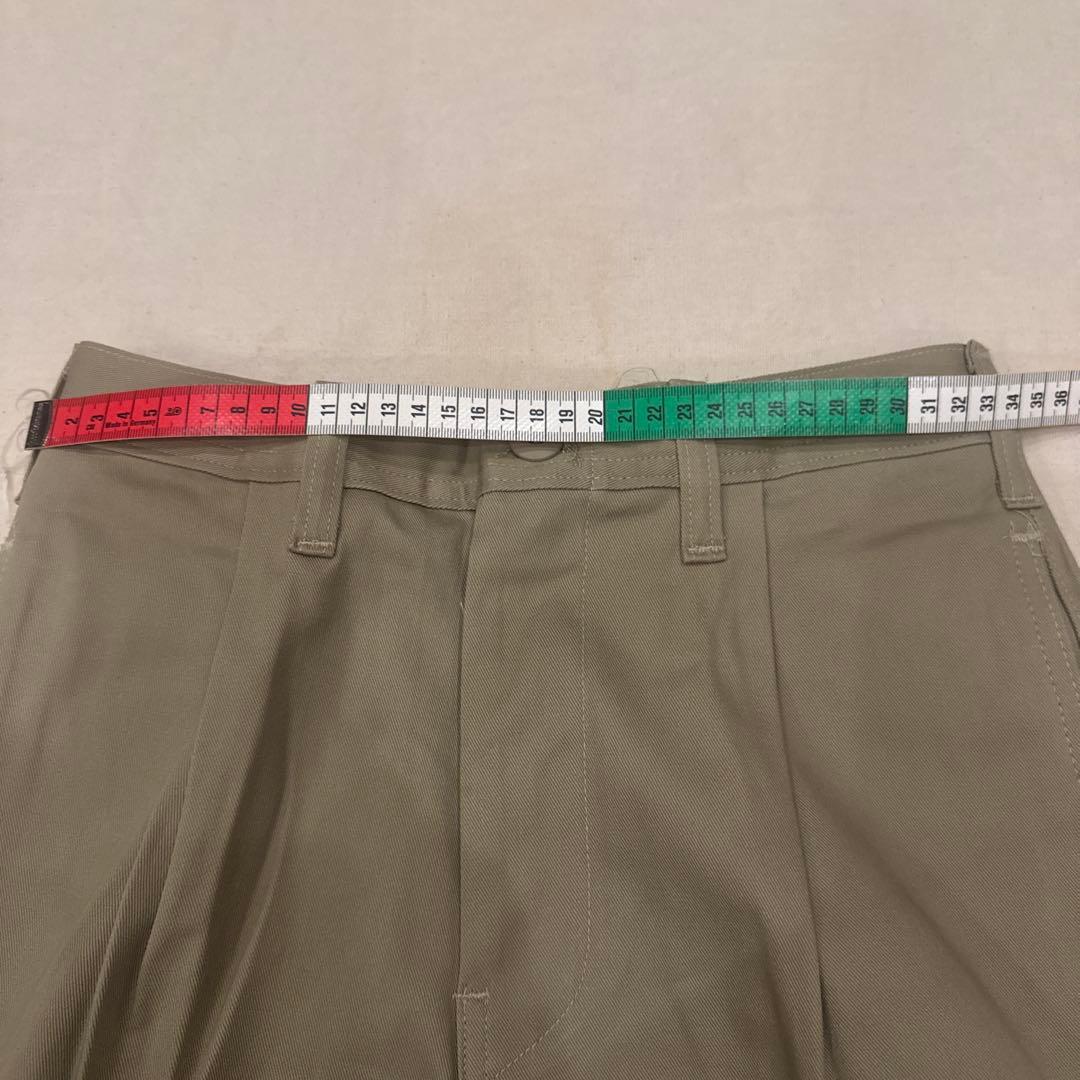 80s VINTAGE CHINO SHORTS ARMY KHAKI USA製