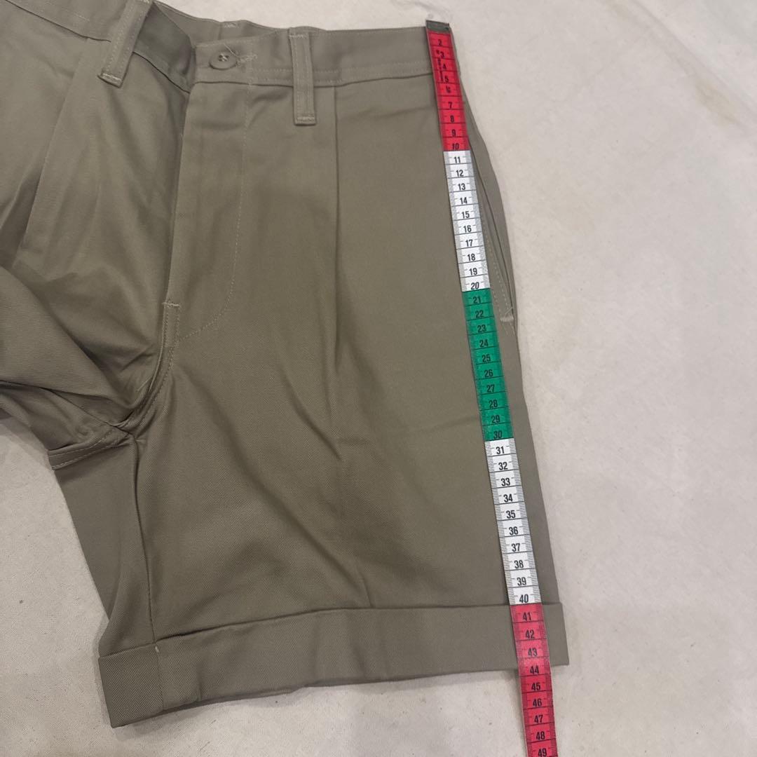 80s VINTAGE CHINO SHORTS ARMY KHAKI USA製