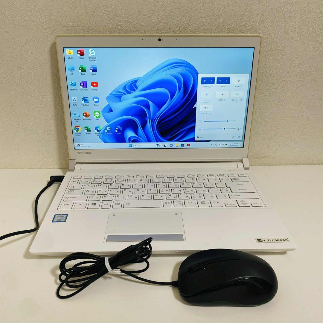 Y51 TOSHIBAノートパソコンSSD第6世代Windows11オフィス付き