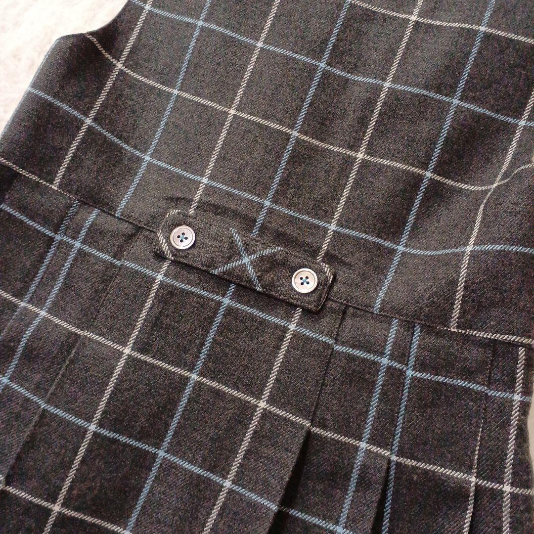 ファミリア✨120✨フォーマルアンサンブル　ネイビー　ワンピース　卒園式　入学式