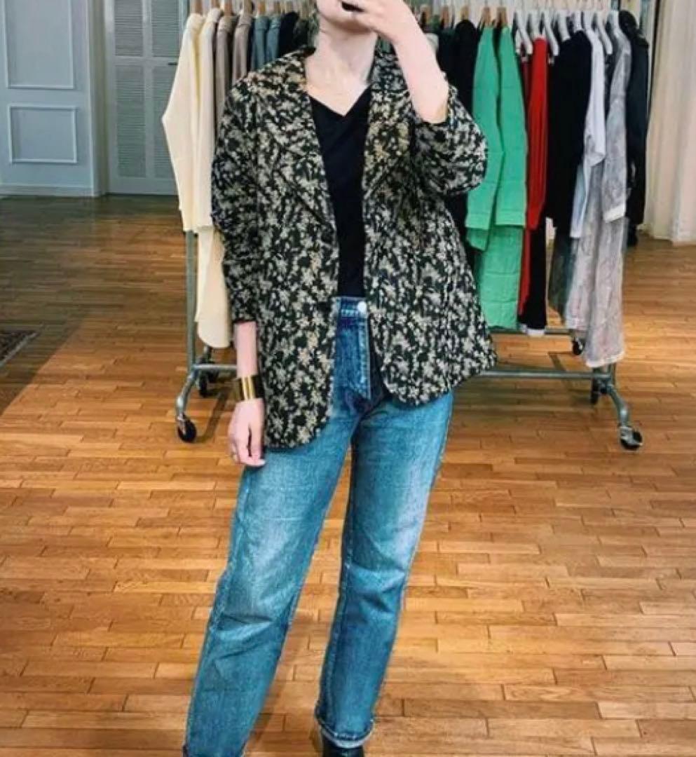 GREEDinternational クラシカルフローラルジャガード ジャケット