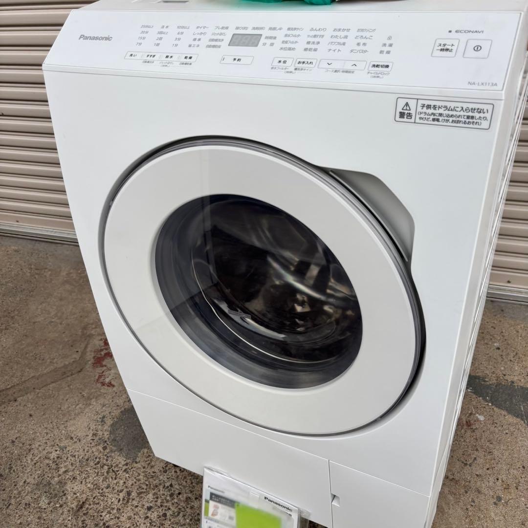 瀧511 美品 Panasonic ドラム式洗濯乾燥機 NA-LX113AL